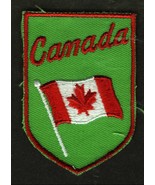 VINTAGE CANADA EMBROIDERED CLOTH SOUVENIR TRAVEL PATCH - $151.36 MXN