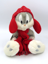 Hallmark Bugs Bunny On with The Snow Plush Stuffed Toy NWT Looney Tunes 16&quot; - £19.40 GBP