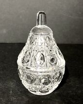 Vintage Anna Hutte 24% Lead Crystal PEAR Trinket Box Glass Ring Dish Ger... - $217.49 MXN