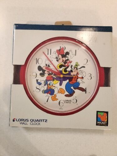 Lorus Quartz Disney Unlimited Mickey & Friends Dancing 10.5 inch Wall Clock  - $29.60