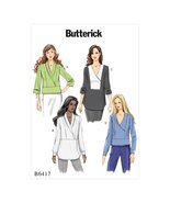 McCall Pattern B6417E50 B6417-E50 Misses&#39; Surplice Tops with Back Yokes,... - $182.82 MXN