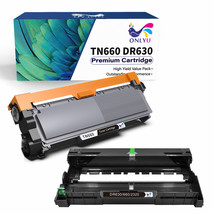 1X Tn660 + 1 Dr630 Toner Drum Set For Brother Hl-L2380Dw Mfc-L2740Dw Printer 2Pk - $45.99