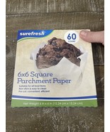 Surefresh 6x6 Square Parchment Paper 60 Count - $3.84