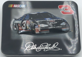 2001 Dale Earnhardt Sr #3 NASCAR 2 Deck Playing Cards In Embossed Metal Tin - $7.38