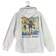 Jean-Michel Basquiat Hoodie Men&#39;s M Street Art Graffiti Fashion Trendy Pullover - £30.37 GBP