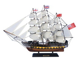Wooden HMS Surprise Master and Commander Model Ship 24&quot;&quot; - £146.91 GBP