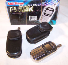 CELL PHONE FLASK drinking stash liquor phones container novelty gift fla... - $19.14 CAD