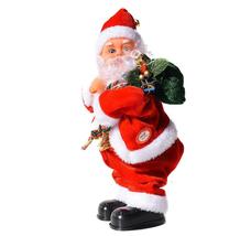 Electric Christmas Santa Claus Toy Hip Shaking Dancing Xmas Santa Dolls Gift - £25.48 GBP
