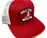 University of Alabama Crimson Tide Roll Tide Patch Logo Flat Bill Mesh T... - £22.60 GBP