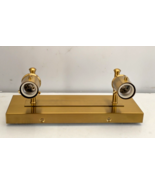FOR PARTS-Lamp Holder-Hampton Bay Regan 12.75&quot; 2-Light Brushed Gold Vani... - €21,23 EUR