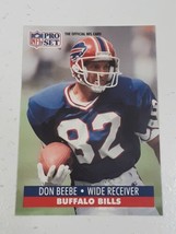 Don Beebe Buffalo Bills 1991 Pro Set Card #442 - £0.78 GBP