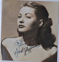 Yvonne De Carlo Signed Photo - The Ten Commandments - The Munsters w/coa - £143.08 GBP