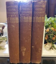 The expositor&#39;s Greek Testament.  Rev. W. Robertson Nicoll. Vol. 3-5. Hodder  - £72.80 GBP