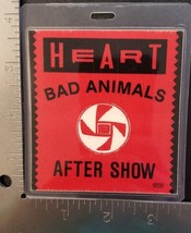Heart (Ann &amp; Nancy Wilson) - Vintage Original Tour Laminate Backstage Pass - £15.98 GBP