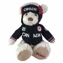 2010 Olympic Games Canada Hockey Team Plush Teddy Bear Toy Hudson&#39;s Bay 17&quot; - £22.11 GBP