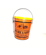 Antique Fort Henry Pure Lard Tin w/bale...Weimer Packing Co...4#...6 1/2&quot;h. - $68.81