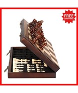 Unique Handmade Magnet Chess Set 15&#39;&#39; - Portable, Eco-Friendly &amp; Family-... - $1,174.57 MXN