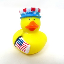 American Patriot Rubber Duck Flag 2&quot; Patriotic USA Squirter Bath Toy US ... - $8.50