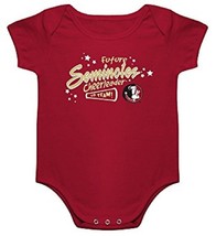 NCAA Florida State Seminoles OVB Girl&#39;s Garnet Future Cheerleader Creeper NEW - £8.59 GBP