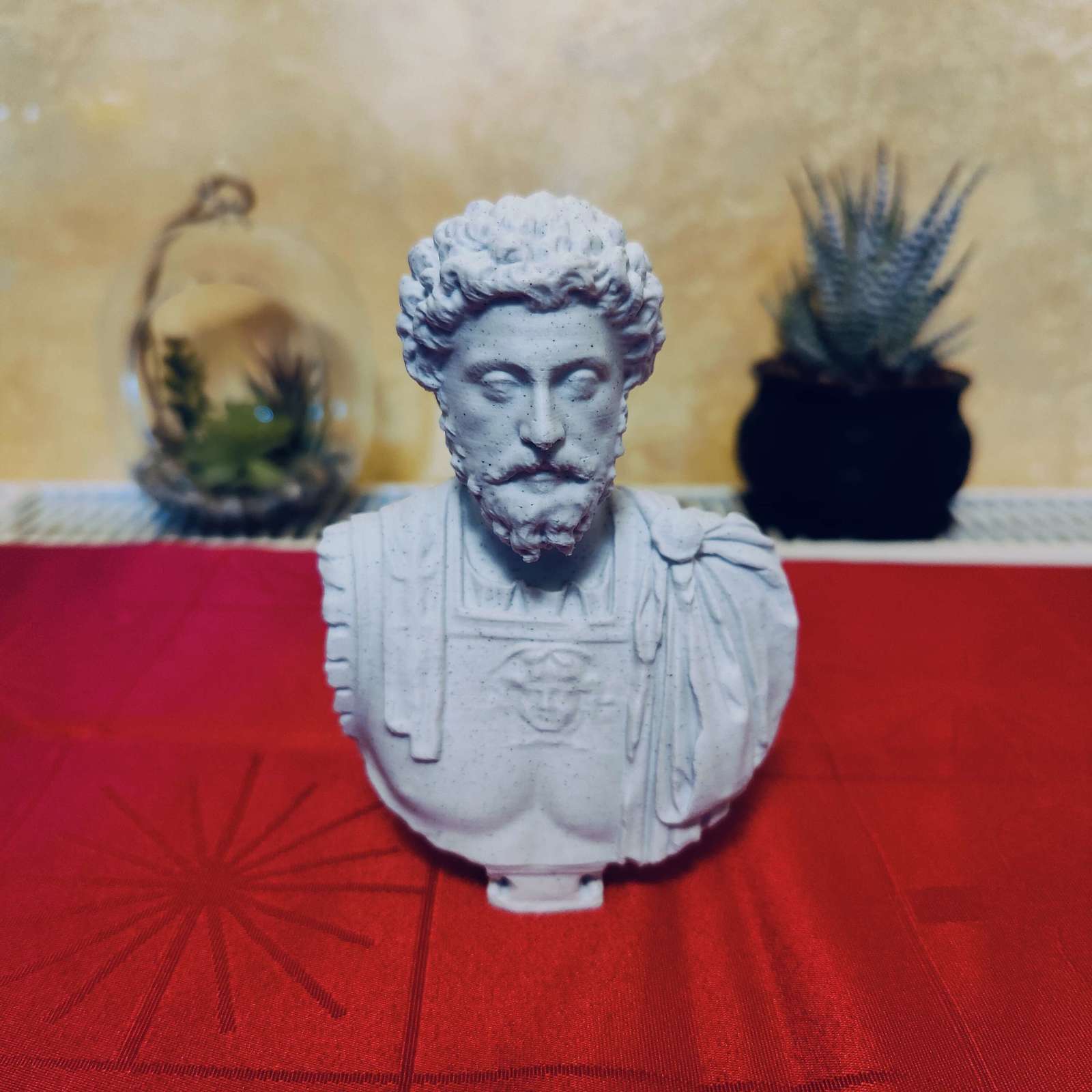 Bust of Marcus Aurelius, Flawlessly 3D Printed, Ancient Roman Emperor - $32.90+
