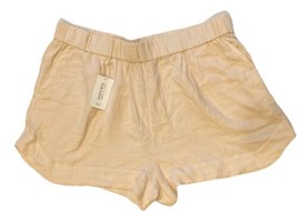 NWT Haven Well Within Peach Cotton Elastic Waist Short Pajama Pants Size... - $28.49