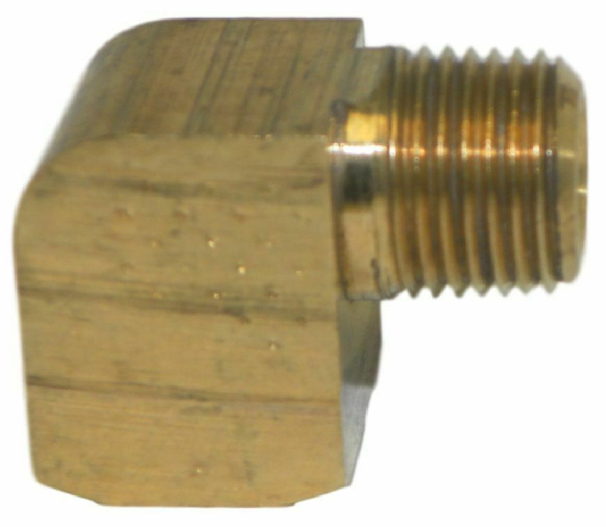 Big A Service Line 3-21620 90 deg 1/8&quot; x 1/8&quot; Brass Street Elbow, MNPT x... - $12.75