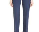 THEORY Womens Trousers Straight Fit Hartsdale B Solid Blue Size US 4 H01... - £57.52 GBP