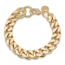Eklexic Men&#39;s Curb Chain Bracelet Gold - $139.00