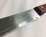 Vintage Tramontina Butcher Knife 8” Cooking Inox Stainless Steel Brasil ... - $10.35