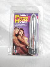 NassToys Mini Power House Vibe 5" Multispeed Silver image 2