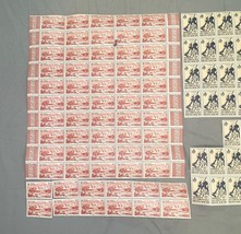 French West Africa Mint Stamp Sheets 50c & 10c Colonial Issues French Colonies image 2