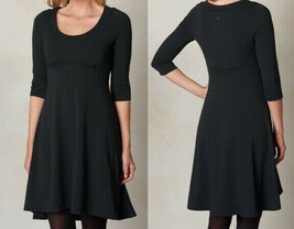 New Womens NWT PrAna Cali Black Dress XS Long Sleeves Recycled  - £124.66 GBP