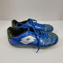 Lotto Youth Cleats Size 1.5 Blue and Yellow Campione 1 1/2 Football/Soccer - £10.85 GBP