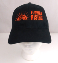 Florida Rising Black &amp; Orange Unisex Embroidered Adjustable Baseball Cap - £10.04 GBP