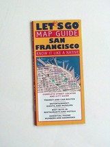 &quot;Let&#39;s Go Map Guide San Francisco&quot; First Edition 1996 - £5.50 GBP