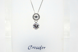 Crossfor Dancing Stone Delight 925 Sterling Silver Necklace NRD-001 - £87.92 GBP