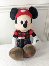 Disney World Parks Epcot Canada Mickey Mouse Plush Lumberjack World Show... - $57.00