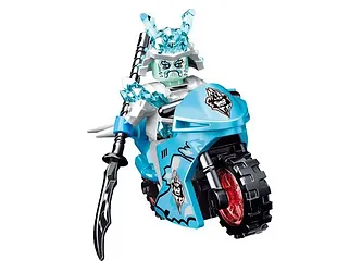 NWTOYS Blizzard Samurai Ninjago With Blue Motorcycle Action Figures US - $8.00