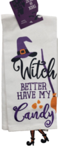 1 (One) Kitchen Tea Thin Towel(15&quot;x25&quot;) Halloween,Witch Better Have My Candy,Ehf - £5.91 GBP