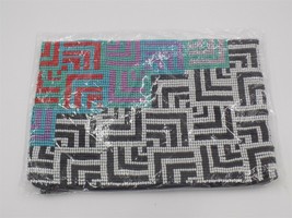 Glass Bead Flapper Clutch Pouch Labyrinth Stairs La Casa Guatemala $40 - Nwt - £4.21 GBP