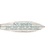 Nurses May Not Be Angels Novelty Metal Mini Surfboard MSB-238 - £11.95 GBP