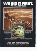 1983 NBC Sports Print Ad World Series 8.5" x 11" - $19.75