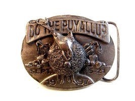 1997 Do The Puyallup Belt Buckle by Siskiyou - £27.24 GBP
