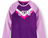Athletic Works ~ Girl&#39;s Size Large 10/12 Top ~ Purple w/Silver Sequins &quot;... - $14.96