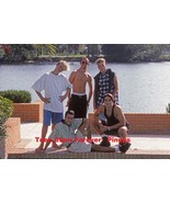 Backstreet Boys 4x6 photo Nick Carter Brian Littrell barefoot vintage sh... - £6.25 GBP
