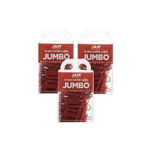 Jumbo Smooth Paper Clip Red 3/Pack 2183754B - £30.27 GBP
