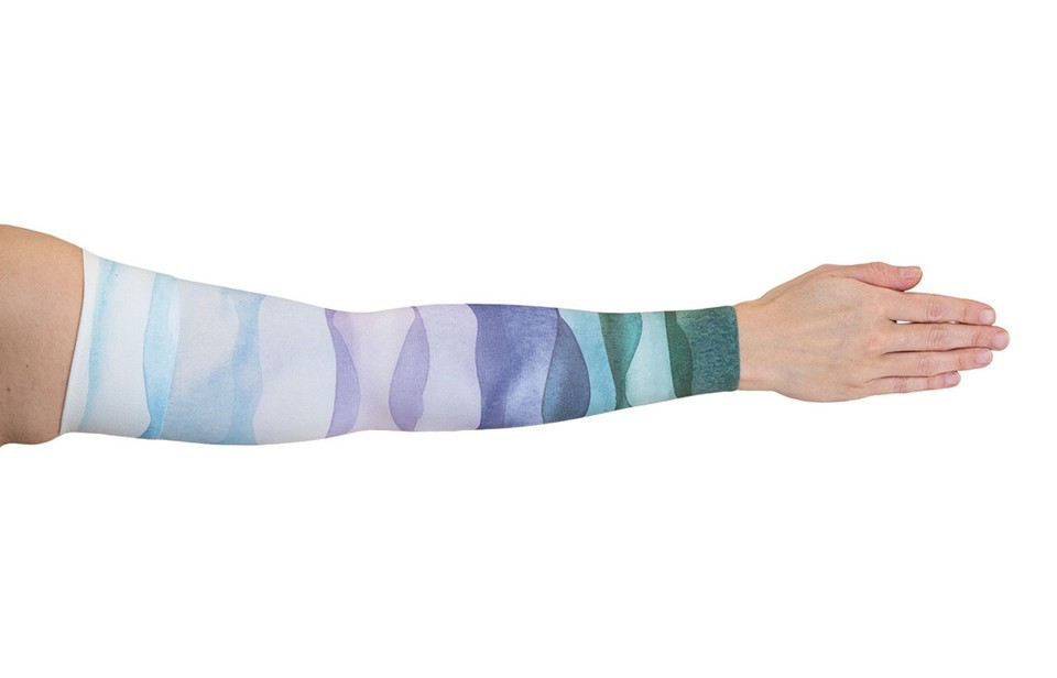 HORIZON Compression Sleeve by LYMPHEDIVAS, Gauntlet Option, ANY SIZE &amp; L... - $92.00