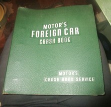 Mid 1960s MOTORS Foreign Crash Book Manual VW Jaguar Hillman Mercedes Va... - $37.39
