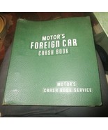 Mid 1960s MOTORS Foreign Crash Book Manual VW Jaguar Hillman Mercedes Va... - $532.95 MXN