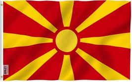 Anley Fly Breeze 3x5 Feet Macedonia Flag - Macedonian Flags Polyester - £6.32 GBP